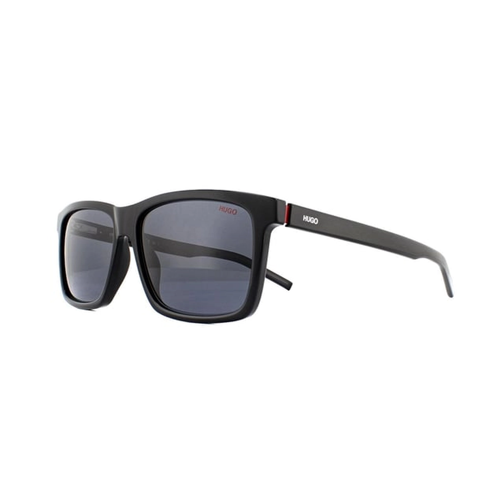 Hugo Boss by Rectangle Mens Black Grey Sunglasses - One Size